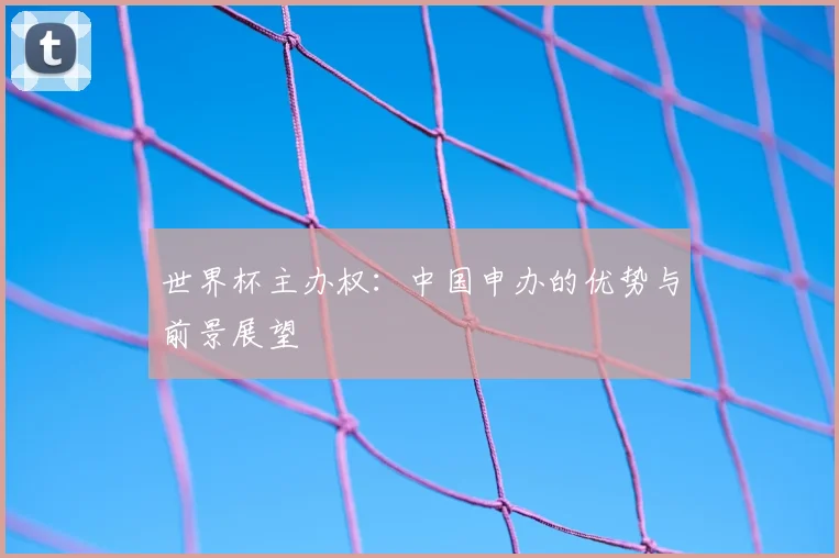 世界杯主办权:中国申办的优势与前景展望